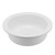 375x130mm RV Boat Round Vessel Sink Bathroom Hand Wash Basin Acrylic White for Motorhome Yacht Bathroom