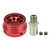 Professional Oil Filter Plate Oil Sandwich Plate Adapter Automobile Accessory for GT86 2017+(Red )