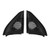 Pair Car Door Speaker Cover Audio Tweeter Trim Black Replacement for Corolla 2003‑2006