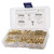 100Pcs Sawtooth Picture Hangers Rust Resistant Stable Durable Seamless Sawtooh Frame Hanging Hooks with 200Pcs ScrewsGold