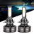 1Set White Car LED Headlight Bulb Kit With Integrated Conversion Kit(9012)