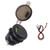 Car Digital Display Voltage Current Gauge Monitor Waterproof Fast Charger 23.6in CableRed DC12-24V