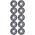 10 Pcs Automotive Air Conditioning Compressor Shaft Seal Kit Corrosion Resistant Car Accessories