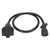 3ft 7 Way Trailer Plug Wiring Harness Heat Resistant 7 Prong Trailer Tow Wiring Connector Cord Extension Wire for RV Car Boat