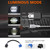 1Pcs 7 inch Car Motorcycle LED Headlight 200W 6000K IP67 Waterproof DRL/Low Beam/High Beam 7'' Round LED Headlamp