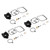 39PCS Carburetor Repair Kit 6H4 W0093 03 00 Carb Rebuild Set Replacement For Outboard 40 HP 50 HP