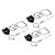 39PCS Carburetor Repair Kit 6H4 W0093 03 00 Carb Rebuild Set Replacement For Outboard 40 HP 50 HP