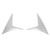 2PCS Car Rear Side Window Spoiler Chrome Plated Replacement for Mazda CX‑5 CX5 KF 2017‑2021