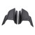1 Pair Motorcycle Front Spoiler ABS Impact Protection Side Fairing Winglets for ADV 160 2019‑2024 Carbon Fiber Style