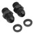 Transmission Oil Cooler Adapter Fittings 6AN Male Flare to 1/4NPSM Hose Adapter Replacement for 4L80E 1997‑2007