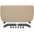 Car Seat Back Panel Trim Artificial Leather Cover Fit for 5 7 Series F07 F10 F11 F18 F01 F02 F04Beige