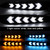 Car LED Daytime Running Lights 3Color DRL Signal Lamp Fits for Mazda 3 Axela 19-20