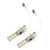 2PCS Xenon White H3 3528 28‑SMD For Vehicle Car Fog Driving DRL LED Light Bulbs