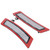 Front Bumper Left Right Reflector 63147274433 Fit for E70 X5 LCI 2011‑2013 Without Side View CameraTransparent