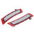 Front Bumper Left Right Reflector 63147274433 Fit for E70 X5 LCI 2011‑2013 Without Side View CameraTransparent