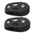 2 Pcs Kayak Pulley Heavy Duty Nylon Sturdy UV Resistance Marine Pulley Block Sheave for Ship Yacht Canoe