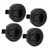61mm/2.4in Marine Flush Pull Slam Latch Round Ring Lock Boat Cabinet Hardware for Hatches Yachts RVs