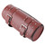 Universal Motorcycle Bag PU Leather Saddlebag Motorbike Roll Luggage Motor ReplacementBrown