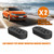 2pcs 4 Holes Car Vehicle Universal Exhaust Pipe Mounting Mount Hanger Hanging Bracket 12mm High Density Rubber Insulator