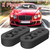 2pcs 4 Holes Car Vehicle Universal Exhaust Pipe Mounting Mount Hanger Hanging Bracket 12mm High Density Rubber Insulator