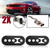 2pcs 4 Holes Car Vehicle Universal Exhaust Pipe Mounting Mount Hanger Hanging Bracket 12mm High Density Rubber Insulator
