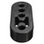 2pcs 4 Holes Car Vehicle Universal Exhaust Pipe Mounting Mount Hanger Hanging Bracket 12mm High Density Rubber Insulator