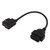 OBD2 Adapter Cable Flexible Stable Connection 16Pin Male to Female Extension Cable for Car