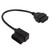 OBD2 Adapter Cable Flexible Stable Connection 16Pin Male to Female Extension Cable for Car
