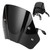 Short Motorcycle Windshield Wind Deflector Protective Fairing Fit for Benelli Leoncino 250Black