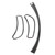 Dashboard Trim Cover Carbon Fiber Instrument Panel Frame Decal Sticker Replacement for Corvette C6 2005‑2013