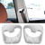 2pcs Car ABS Chrome Interior Molding Safety Belt Cover Trim Fits For X3 F25 2011-2017