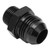 Straight Adapter 10 AN to 3/8 NPT Black Anodized 6061‑T6 Aluminum for Most Fluids