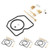 4 Sets Carburetor Rebuild Kit Carb Repair Parts Fit for Suzuki GSF600S Bandit 1996-2003