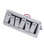 Rocker Switch Panel 6 Gang Waterproof 5 Pin On Off Car Switches 12V‑24V Blue LED