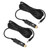 2 Pcs DC 12V Car Charger Power Supply Cable Cigarette Lighter Cord Male Plug for Auto