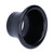 2.6in Cold Air Intake Turbo Horn Velocity Stack Adapter CNC Aluminum Car Modification Part Black