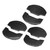 6Pcs Carbon Fiber Interior Air Vent Outlet Trim Sticker Fit for Ford Mustang 2014-2018