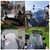 Motorcycle Windshield Extension Heighten Windscreen Adjustable Wind Rain Air Deflector Add On Spoiler Screen(Tawny )