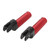 1 Pair Motorcycle Foot Pegs CNC T6063 Aluminum Alloy Anodized Surface Replacement For Benelli Tornado 252R 2021‑2022 Red