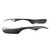 1 Pair Carbon Fiber Eyelids Headlight Eyebrow Trim Fit for Lexus IS300 IS200 RS200 ALTezza