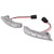 2PCS/Set Rearview Mirror Turn Signal Lights Left Right 68052079AB Replacement for Chrysler Town Country 08‑16