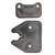 Front Sun Visor Clips High Strength Sun Visor Fastener Clamp Kit Replacement for Dodge Ram 1500 2019‑2022