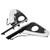 1Pair Car Daytime Running Light Turn Signal 2-Color DRL LED Fog Lamp for Toyota Fortuner 15-17