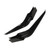 2Pcs Front Bumper Splitter Glossy Black High Toughness Wear Resistant Replacement for Civic 2021‑2023