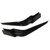 2Pcs Front Bumper Splitter Glossy Black High Toughness Wear Resistant Replacement for Civic 2021‑2023