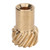Distributor Gear 0.491in Bronze Distributor Shaft Gear Replacement for Small Block Big Block