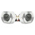 3in 9 to 24V LED Dual Lens Headlights 5500K Clear Visibility Universal For H1 H4 H7 HB3 HB4 D1 Vehicle White and Yellow Light
