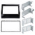 2DIN Car Stereo Radio Fascia Glossy Black Navigation DVD Panel Replacement for FIAT DUCATO 2011