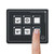 Car Universal 6P Membrane Control Switch Panel with Backlight Module LED Touch Electronic Accessories USB Cable Built-in PPTC IP67 Waterproof