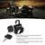 Motorcycle Helmet Security Lock with 2 Keys for 0.9in HandlebarBlack
